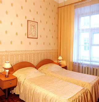Люкс спальня с раздельными кроватями Отель Центральная Одесса центр